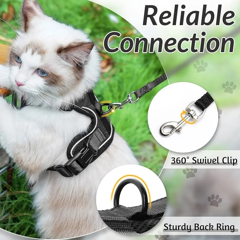 Fujian Cat Harness And Leash Escape Proof Adjustable