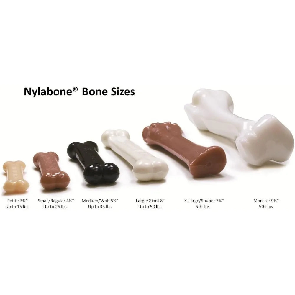 Nylabone FlexiChew Chicken Flavored Bone Dog Chew Toy