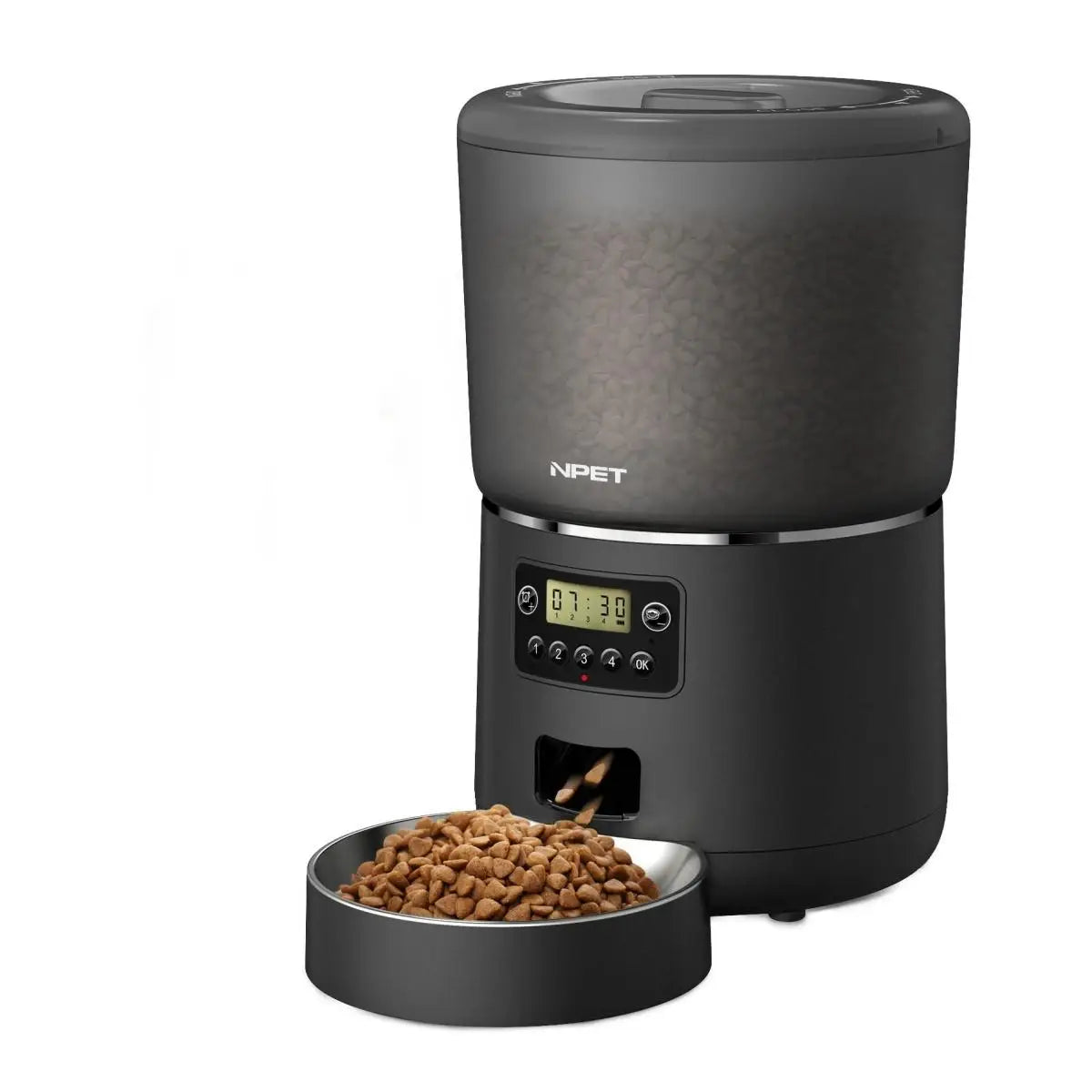 NPET Automatic Smart Pet Feeder With Stainless Steel Bowl