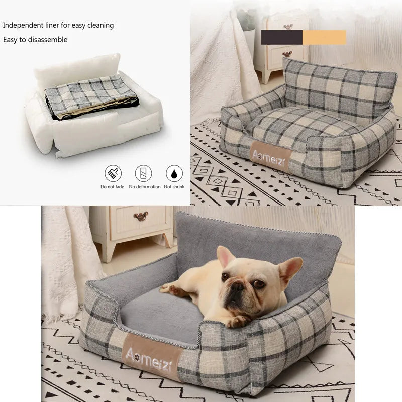 ZhejiangDog Big Dog Bed Removable Sofa For Pets Washable
