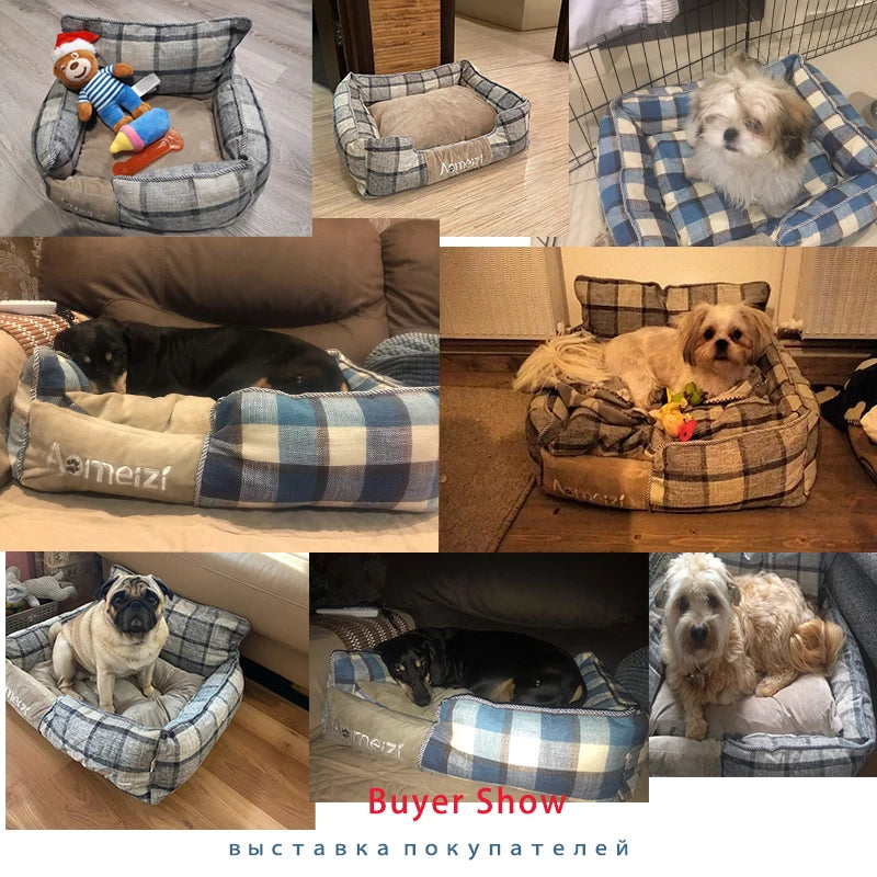 ZhejiangDog Big Dog Bed Removable Sofa For Pets Washable