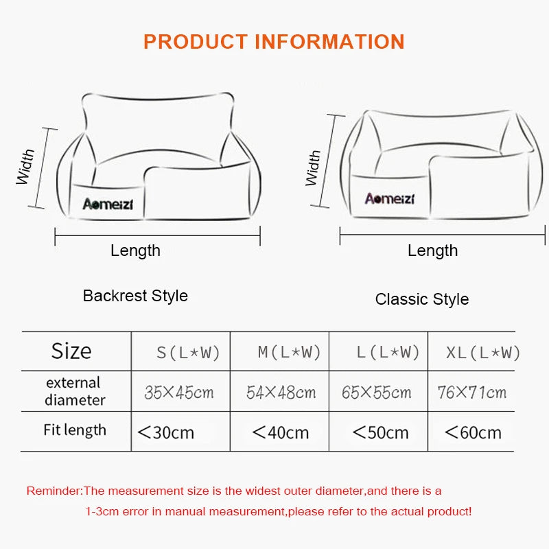 ZhejiangDog Big Dog Bed Removable Sofa For Pets Washable