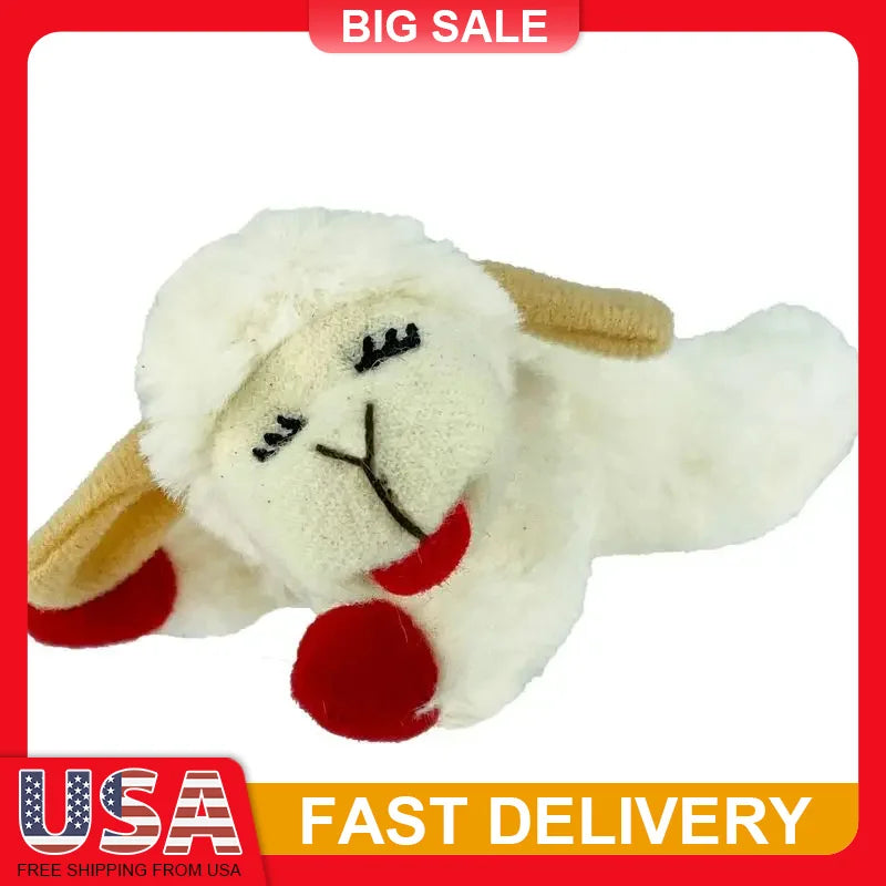Lamb Chop Plush Cat Toy With Catnip For Curious Cats