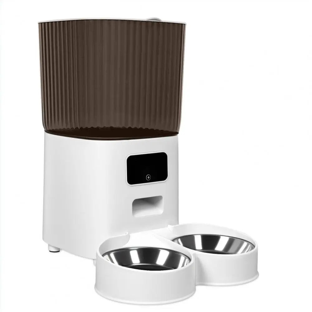 Luck And Rays Pet Supplies Smart Pet Feeder With Dual Bowls