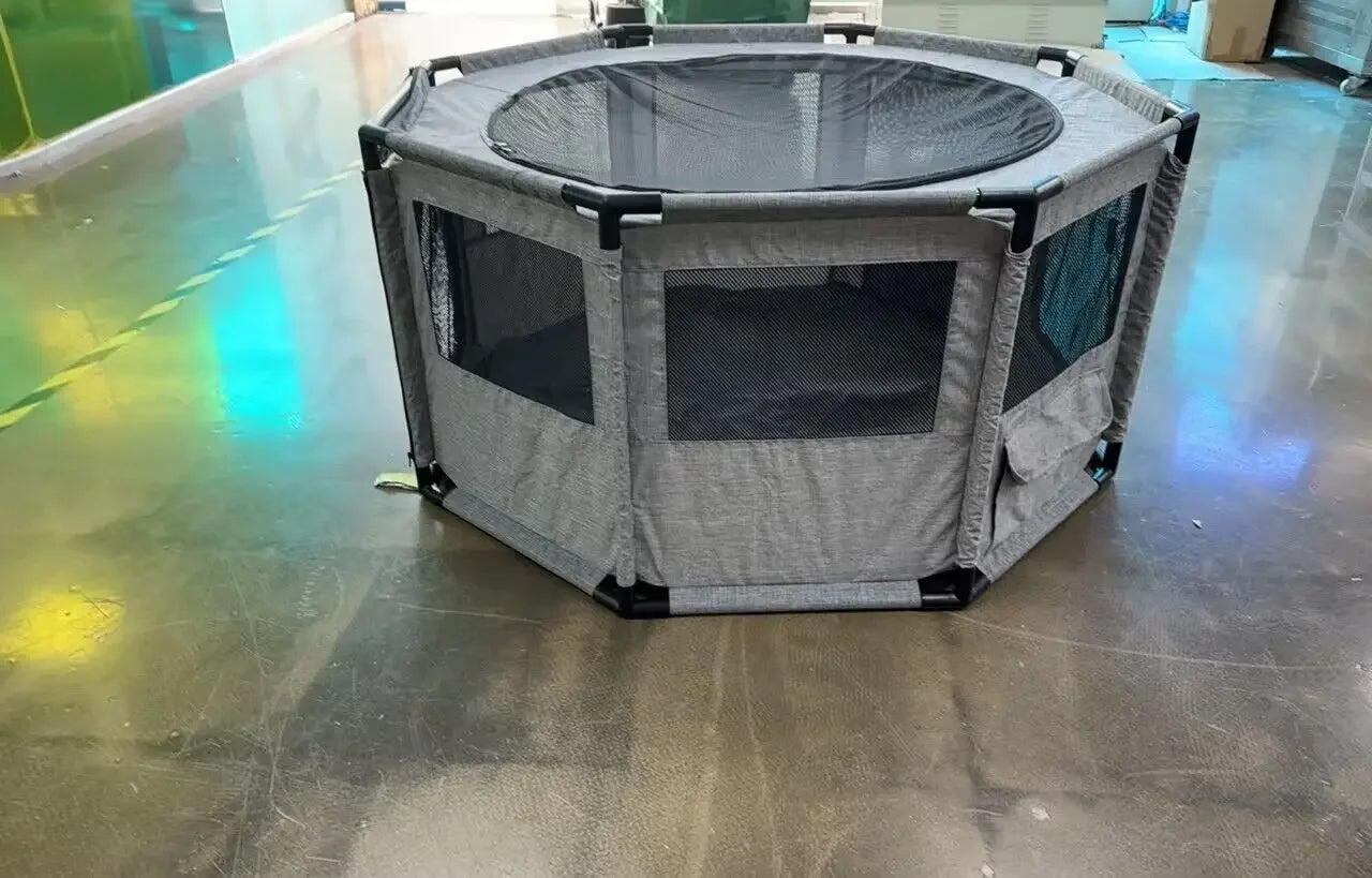 Dog Playpen Portable Pet Exercise Cage Kennel Outdoor