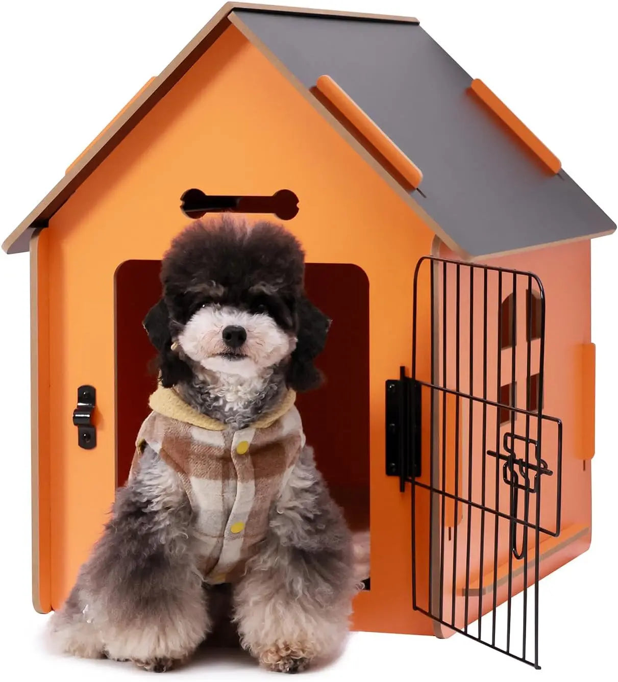 Sichuan Dog House Indoor for Dogs and Cats Cozy Wooden