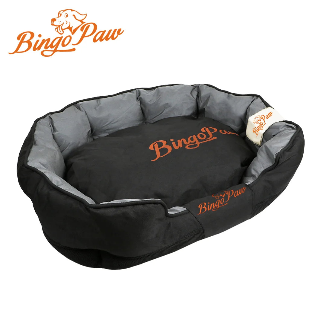 BingoPaw Waterproof Large Soft Dog Bed With Oxford Cover