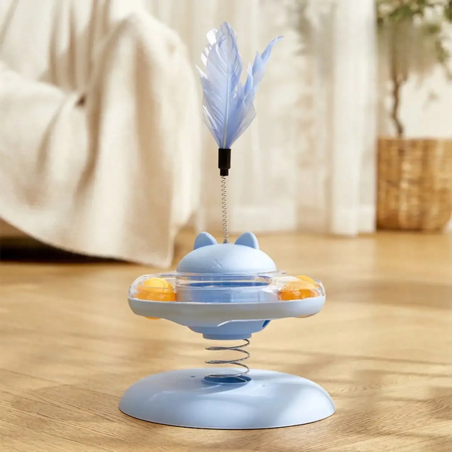 Guangdong Indoor Cat Interactive Feeder 360 Degree Teaser