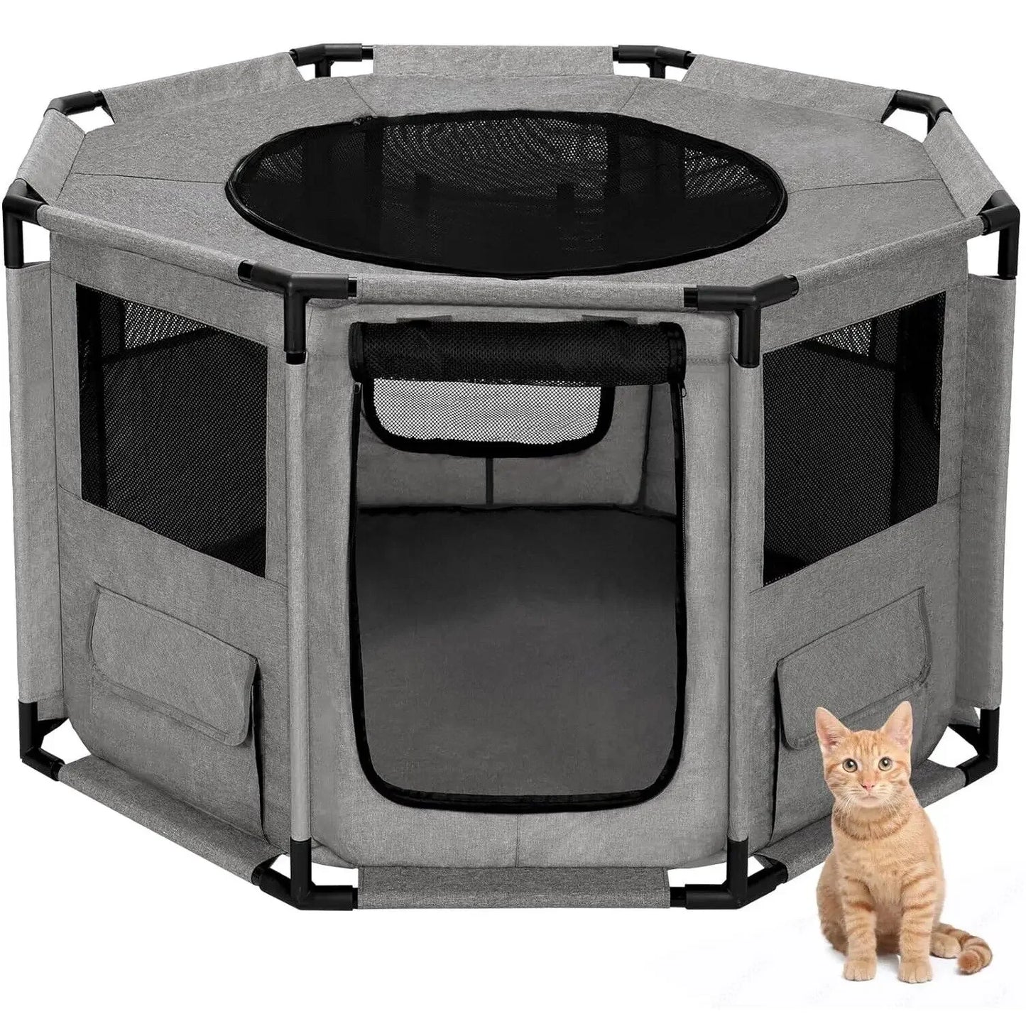 CN Guangdong Dog Playpen Portable Pet Exercise Cage Kennel
