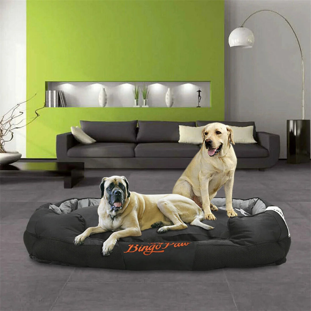 BingoPaw Waterproof Large Soft Dog Bed With Oxford Cover