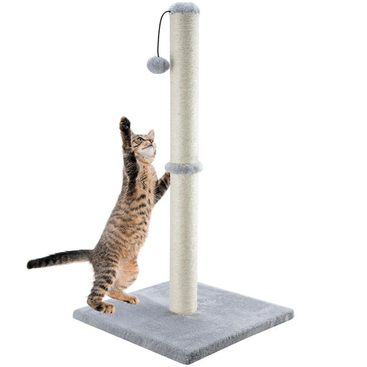 Indoor Cat Scratching Post With Dangling Ball Premium Sisal