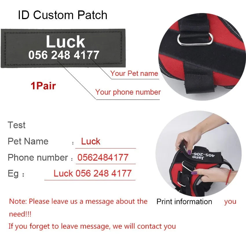 NoyalCN Reflective Adjustable Dog Harness For Walking