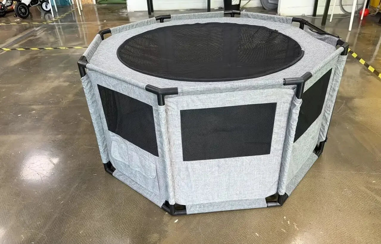 Dog Playpen Portable Pet Exercise Cage Kennel Outdoor