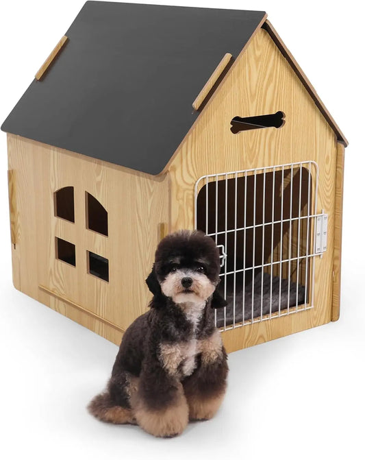Sichuan Dog House Indoor for Dogs and Cats Cozy Wooden