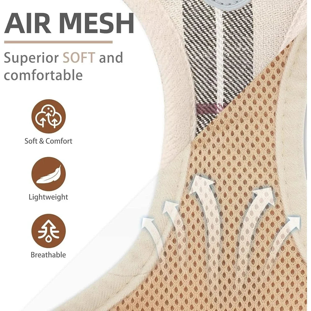 Fujian Adjustable No Pull Dog Harness Leash Set Breathable