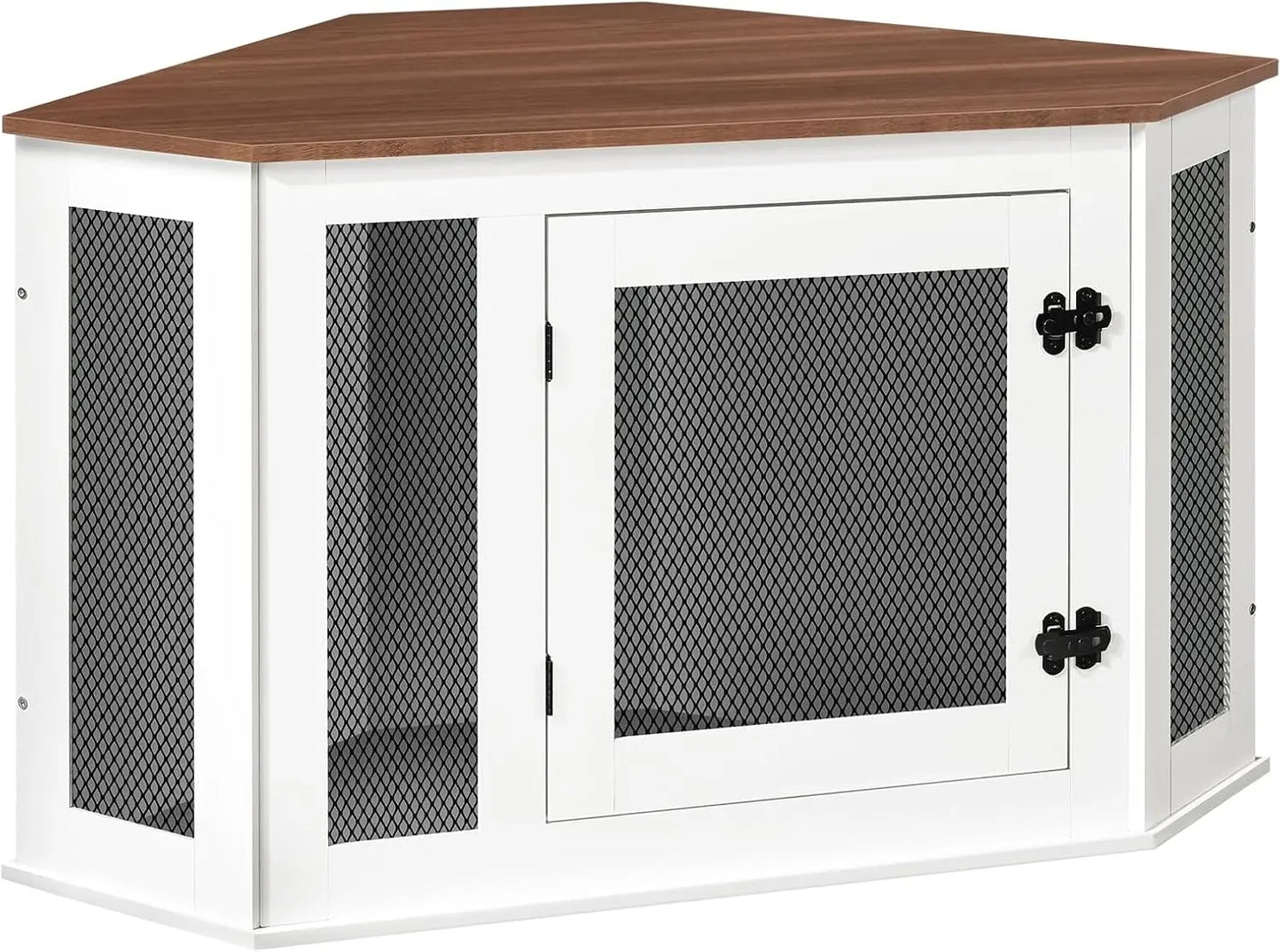Hign-concerned Corner Dog Crate Furniture End Table Kennel