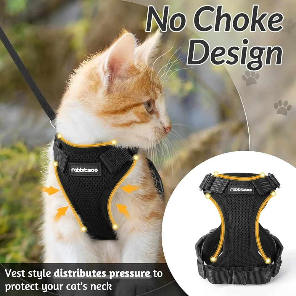 Fujian Cat Harness And Leash Escape Proof Adjustable