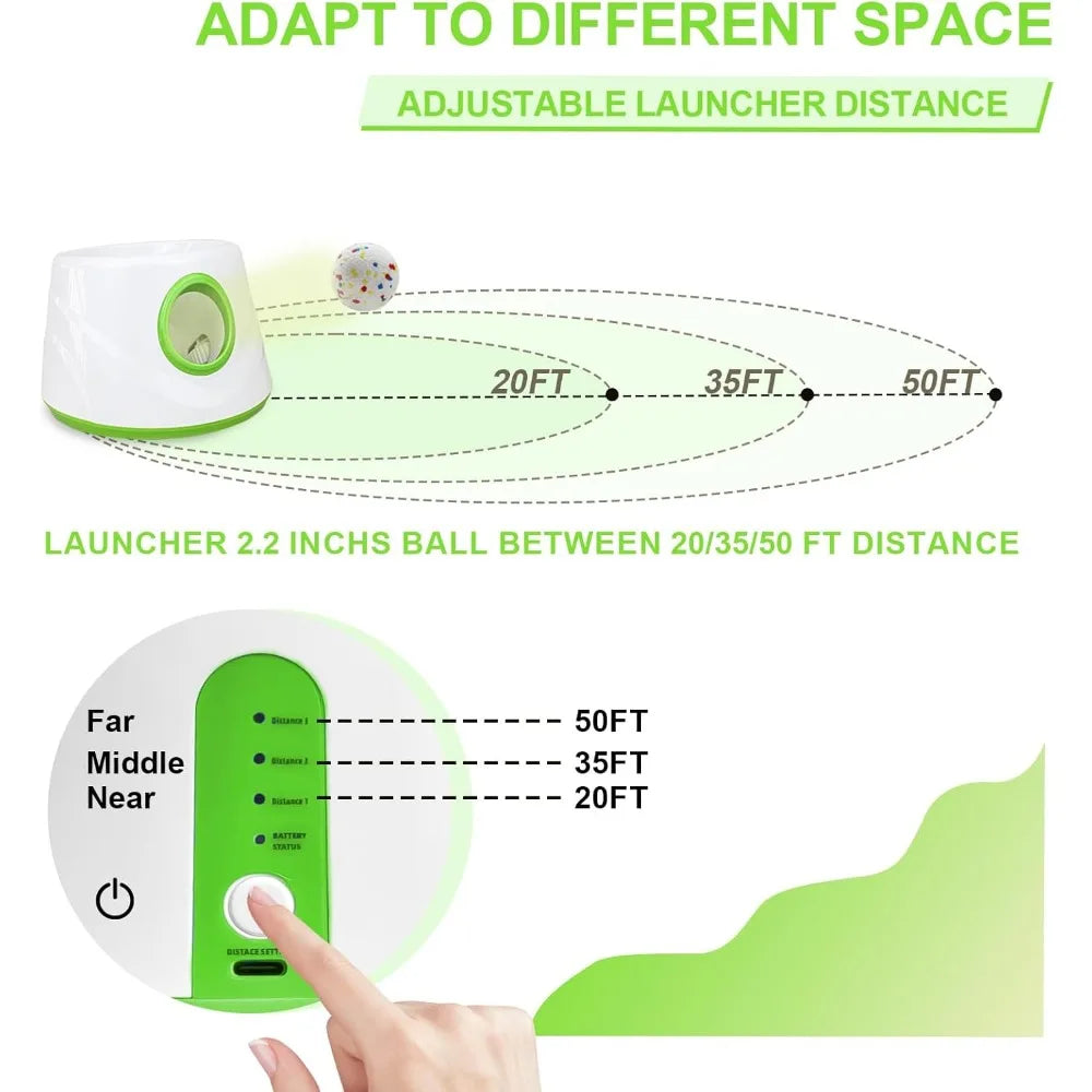 SOCO Ball Launcher For Dogs With Three Distance Settings