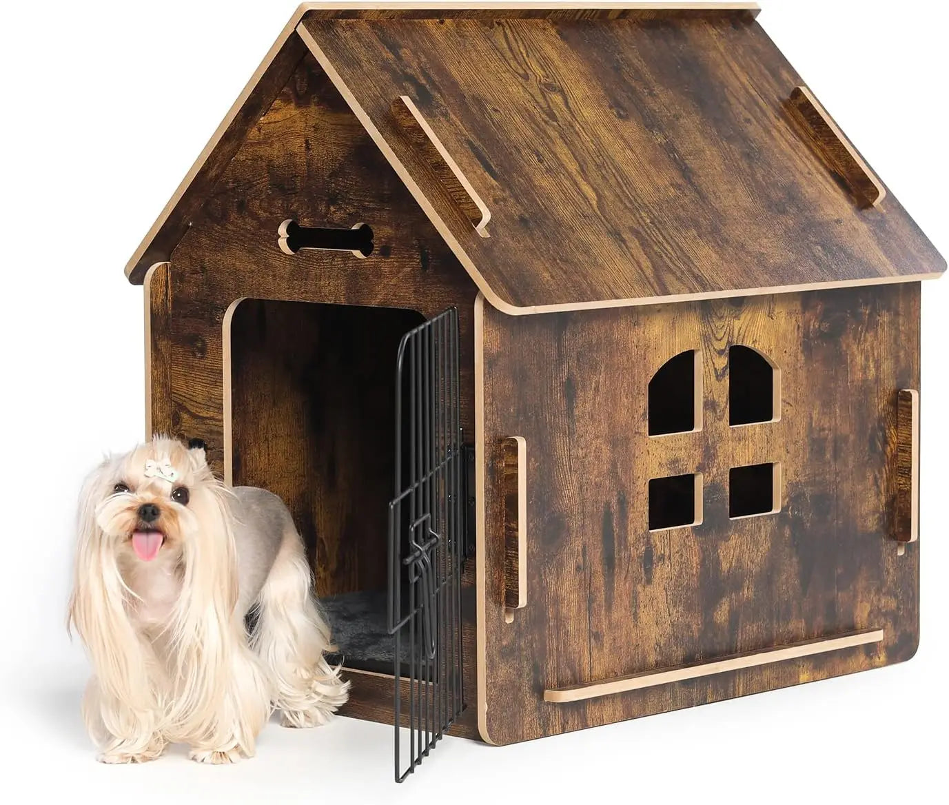 Sichuan Dog House Indoor for Dogs and Cats Cozy Wooden