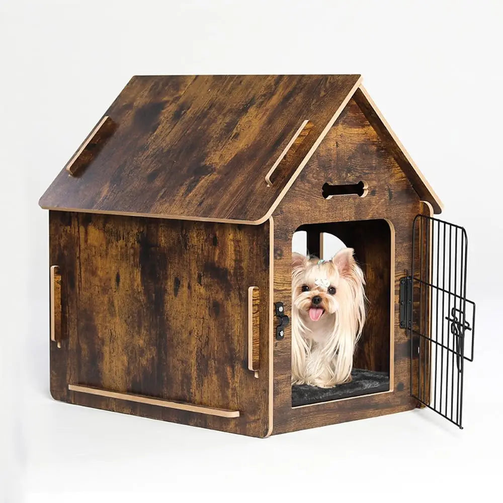 Sichuan Dog House Indoor for Dogs and Cats Cozy Wooden