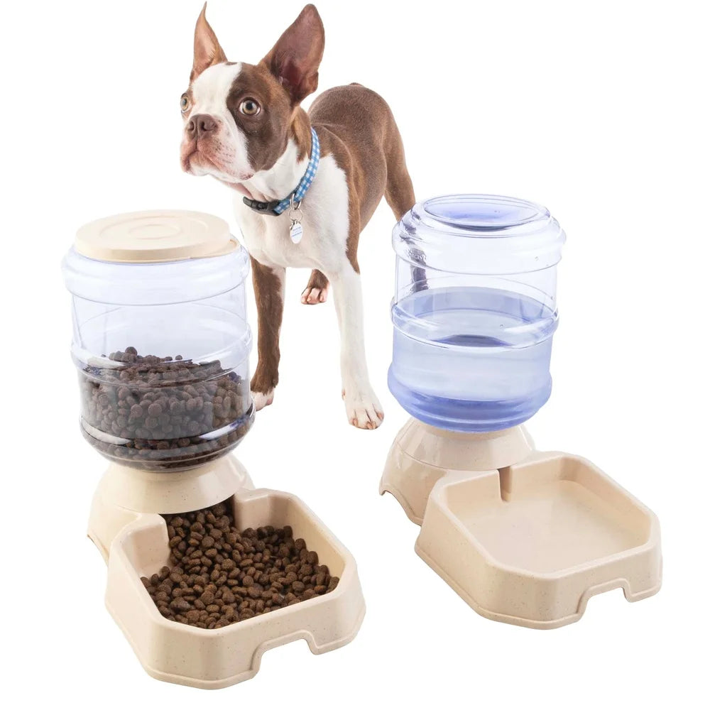 XMSJ Automatic Cat Dog Water Dispenser Gravity Feeder