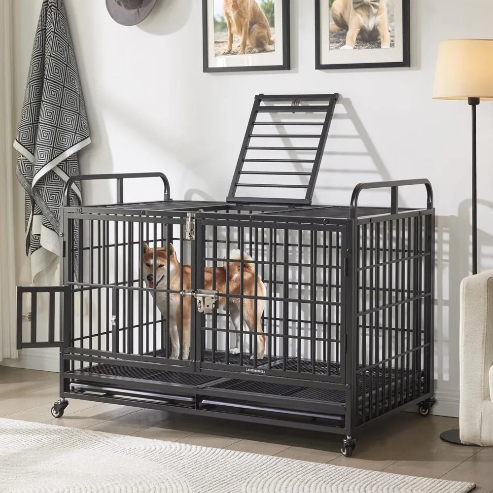 Hign Concerned Heavy Duty Dog Crate Furniture Indoor Kennel
